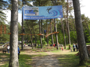 Kletterpark in Cuxhaven Sahlenburg im Wernerwald am Strand
