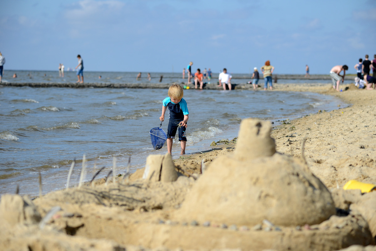 Familienurlaub am Strand in Cuxhaven