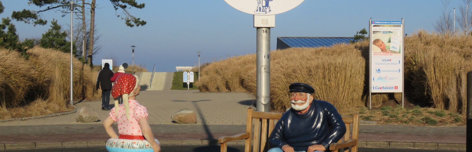 Eingang zum Strand in Duhnen