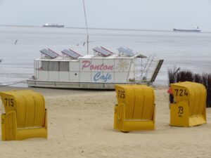 Ponton Cafè in Cuxhaven Duhnen