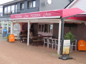 Die Pizzeria Italia in Sahlenburg am Strand
