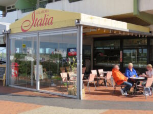 Pizzeria und Gelateria Italia bei Metscher in Duhnen